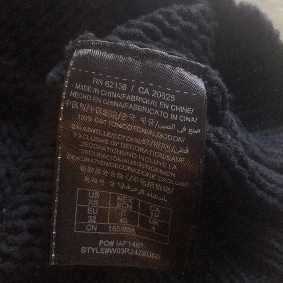 Guess sweater tunic top Sz XS - Picture 7 of 7